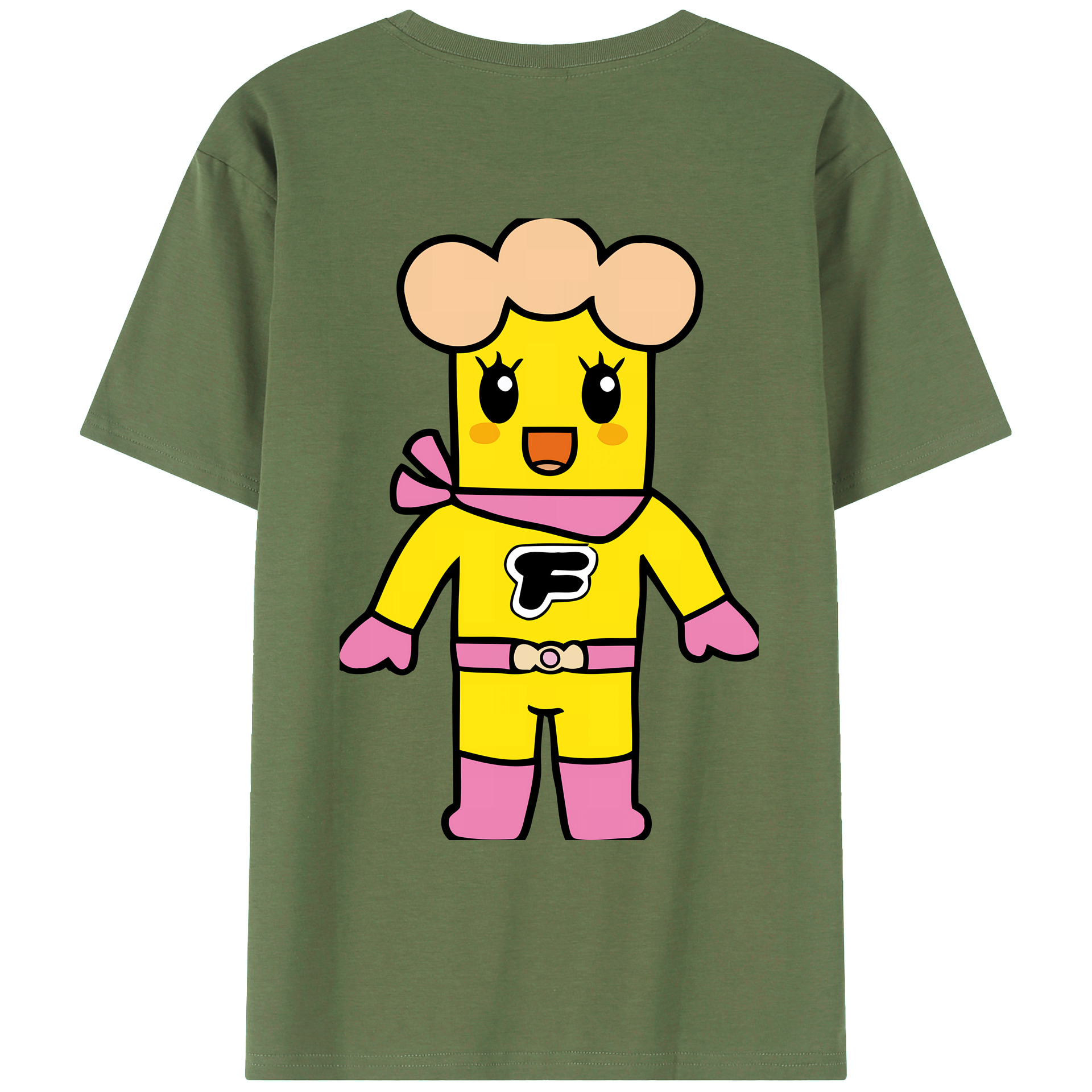 （画像用） アンパンマン Anpanman 綿100％ メンズ半袖Tシャツ（バックプリント） 通気性